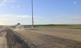 Progres pe Autostrada Transilvania: Se așterne balastul pe lotul Chiribiș–Biharia. Stadiul lucrărilor pe tronson
