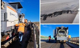 Situație critică pe A10! Cedare de terasament în județul Cluj. DRDP: "Așteptăm realizarea unei expertize tehnice"