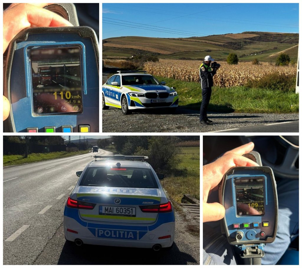 "Cod galben" de sancțiuni: polițiștii clujeni au făcut "curățenie de toamnă" în trafic