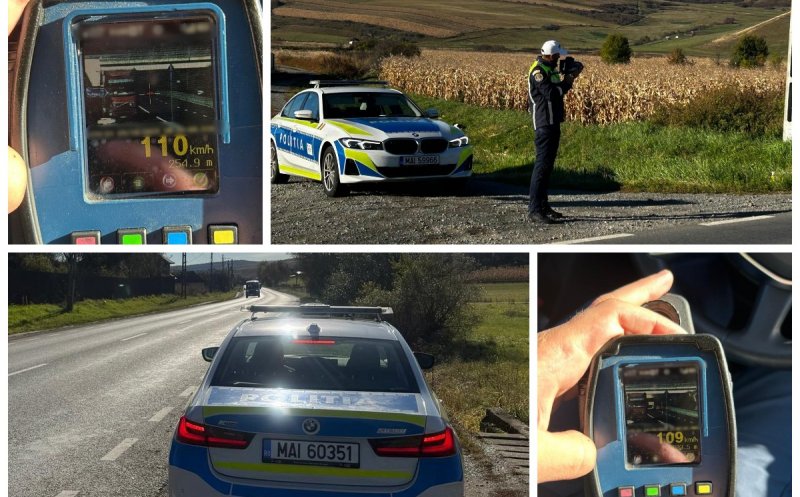 "Cod galben" de sancțiuni: polițiștii clujeni au făcut "curățenie de toamnă" în trafic