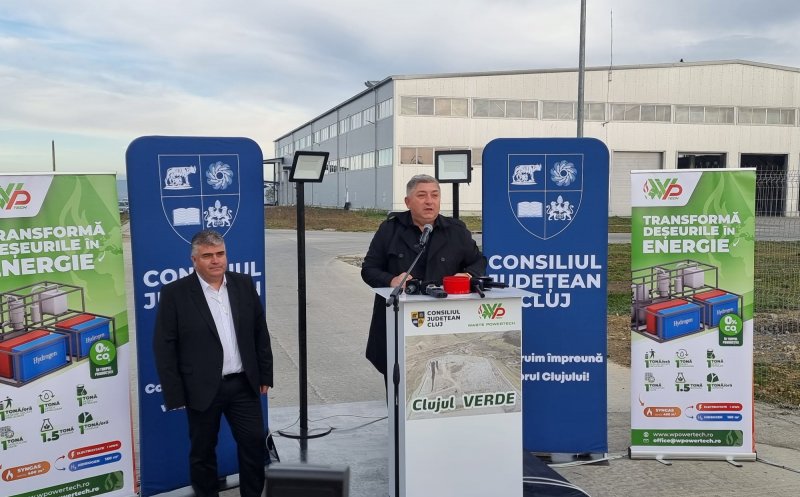 Moment istoric la Cluj! A fost inaugurată stația de tratare care produce energie verde 100% din gunoaie