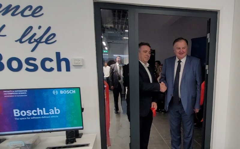 UTCN a inaugurat laboratorul BoschLab, un spațiu dedicat vehiculelor definite prin software