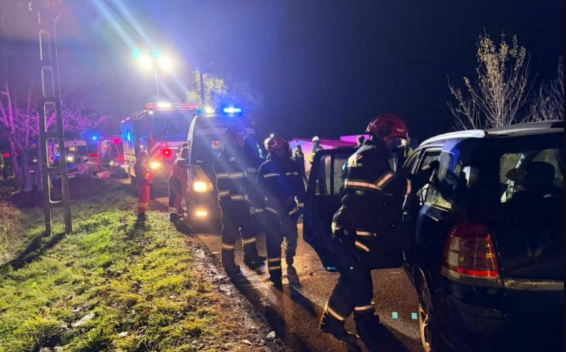 Accident rutier cumplit în județul Mureș: 11 victime, printre care una încarcerată