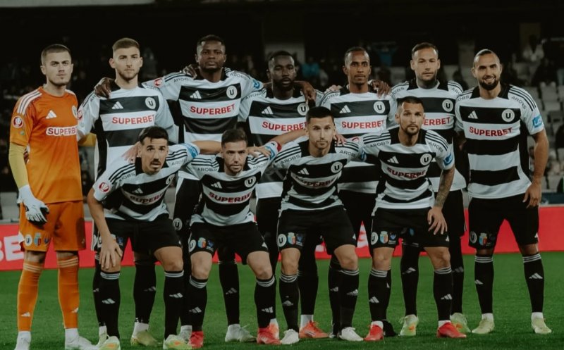 "U" pierde pe teren propriu cu FCSB. Clujenii au jucat mai mult de o repriză în inferioritate numerică