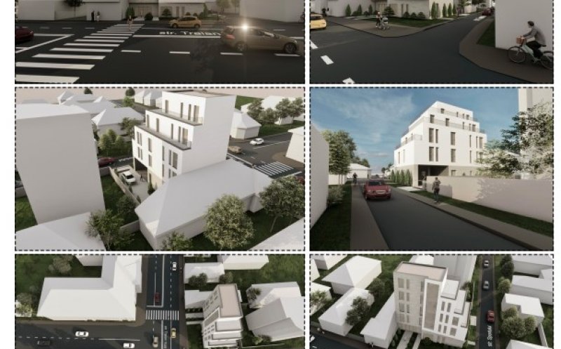 Hotel cu magazin la parter, pe Traian Vuia