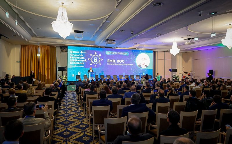 Peste 350 de specialiști s-au reunit la Cluj-Napoca, la Forumul de Securitate Cibernetică în Energie, organizat de DEER în parteneriat cu Ministerul Energiei