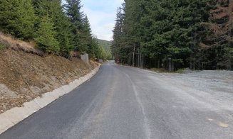Clujul se pregătește de iarnă. Drumul spre pârtia Buscat a fost reparat și asfaltat
