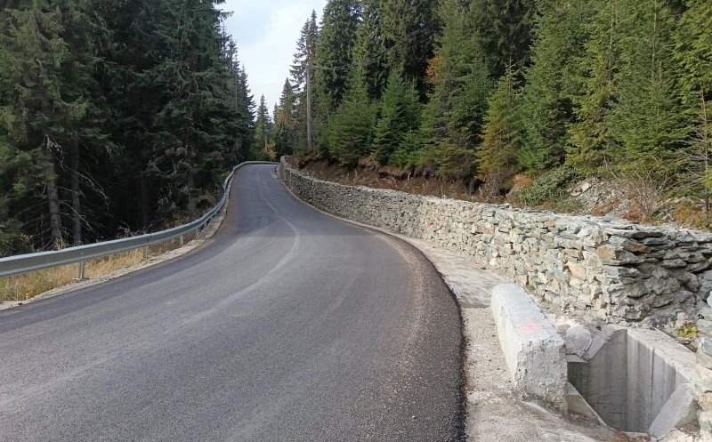 Clujul se pregătește de iarnă. Drumul spre pârtia Buscat a fost reparat și asfaltat