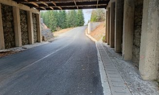 Clujul se pregătește de iarnă. Drumul spre pârtia Buscat a fost reparat și asfaltat