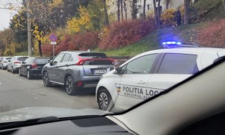 Se împart amenzi în Mănăștur marți dimineața