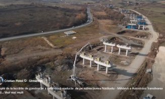 AUTOSTRADA TRANSILVANIA. Anul viitor se va putea circula neîntrerupt pe o distanță de 133 kilometri, în zona Clujului