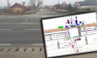 ADIO parapeților care blocau o intersecție în Jucu! Un semafor a reglat absurdul din trafic