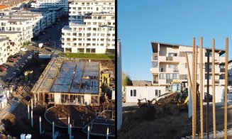 Cum avansează lucrările pe șantierul noii școli din Florești