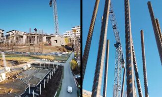 Cum avansează lucrările pe șantierul noii școli din Florești