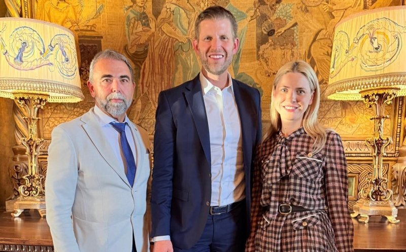 Omul de afaceri clujean Ștefan Berciu, întâlnire cu Eric Trump în SUA. Investițiile imobiliare ale familiei Trump în Cluj, lansate în 2026