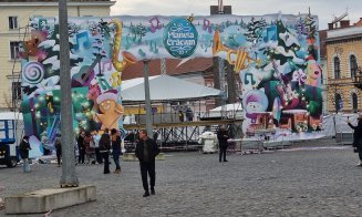 Au început pregătirile pentru Târgul de Crăciun din centrul Clujului. Când are loc marea deschidere