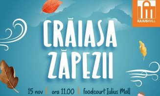 Păpușile hazlii aduc pe scena din Iulius Mall povestea: „Crăiasa zăpezii”. Participarea este gratuită