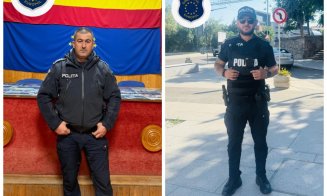 Ei sunt polițiștii din Cluj care nu au lăsat un hoț să scape. Totul după ce un șofer cu suflet mare l-a luat la ocazie