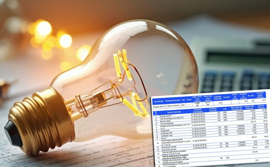 De fapt ce plătim în factura la curent? Doar JUMĂTATE din sumă e consumul efectiv :(