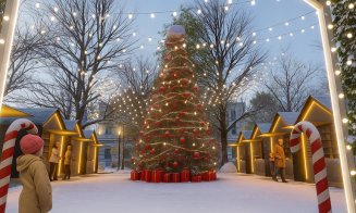 Cum va arăta Târgul de Crăciun din Parcul Operei Cluj-Napoca: 15 căsuțe, scena nașterii lui Iisus, colinde și un brad gigant