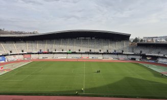 S-a schimbat gazonul pe Cluj Arena. Este hibrid și are o garanție de 15 ani