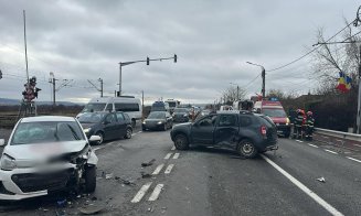 Accident rutier cu două victime pe un drum din Cluj. Traficul este blocat