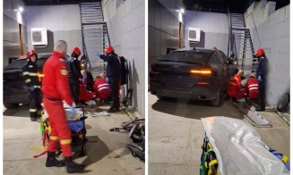 Tragedie în parcarea unei clinici de lângă Băile Felix: doi pacienți în scaun cu rotile și o asistentă, spulberați de un SUV. Un tânăr a murit