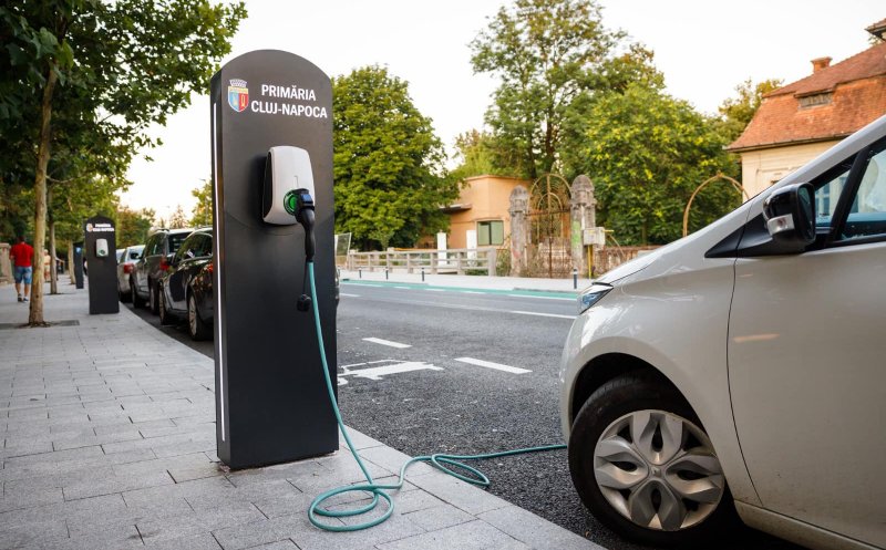 Tarife mai MARI pentru încărcarea mașinilor electrice în stațiile publice din Cluj-Napoca