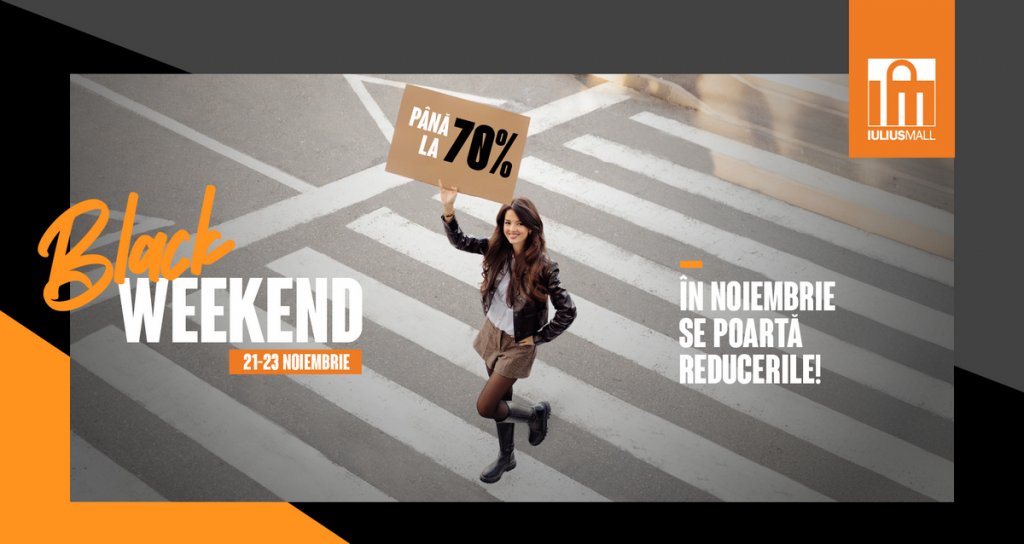 Maratonul reducerilor continuă la Iulius Mall Cluj. Promoții de până la 70% și premii la cumpărături te așteaptă în acest weekend