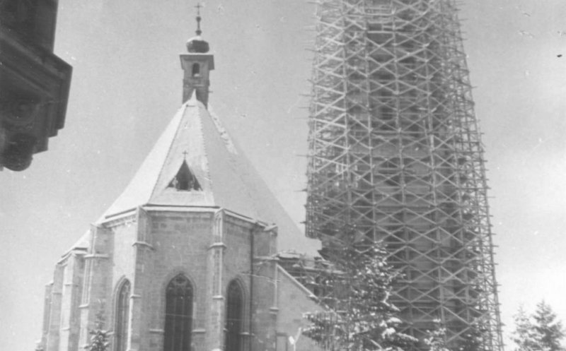 Biserica Sfântul Mihail, iarna anului 1962