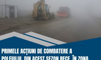 250 de tone de material antiderapant pe drumurile Clujului