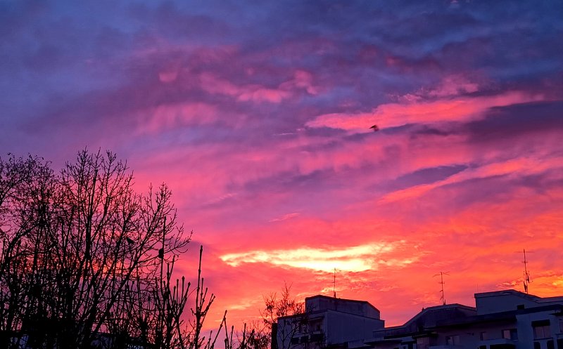 Cerul a luat foc! Răsărit de poveste la Cluj-Napoca