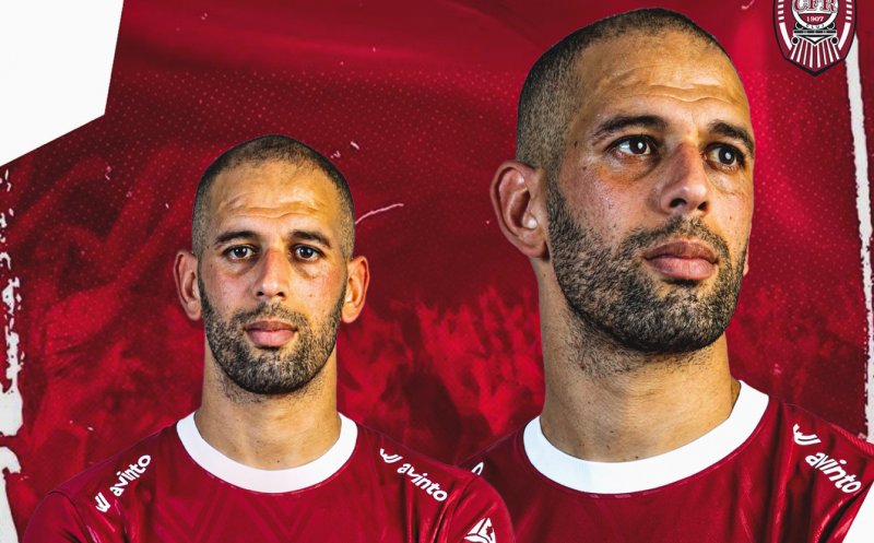 Atacantul CFR-ului Islam Slimani își face bagajele în decembrie: ”Mult succes!”
