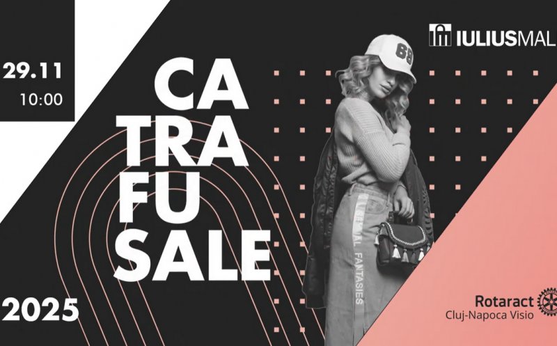 CATRAFU-SALE te așteaptă la Iulius Mall Cluj, cu o ediție caritabilă de Crăciun