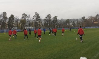 "Studenții" trag tare la antrenamente înaintea meciului cu CS U Craiova