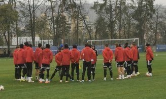 "Studenții" trag tare la antrenamente înaintea meciului cu CS U Craiova