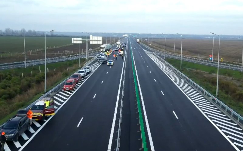 S-a deschis circulația pe încă 14 km de autostradă! Directorul CNAIR: "Infrastructura rutieră de mare viteză din România a ajuns la 1368 de km"