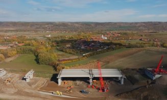 Erbașu prinde viteză pe Suplacu de Barcău – Chiribiș. Are 500 de muncitori și 300 de utilaje pe șantier