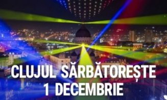 Cluj-Napoca strălucește de 1 Decembrie: „Corul Îngerilor", „Pădurea de Crăciun" și cupola din Piața Unirii oferă spectacole multimedia speciale
