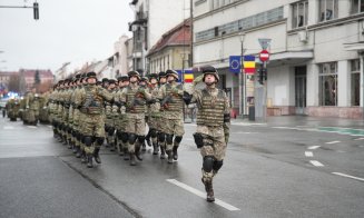 Clujul se pregătește de 1 Decembrie: Sute de militari, la ultimele repetiții din centrul orașului. Programul de Ziua Națională a României
