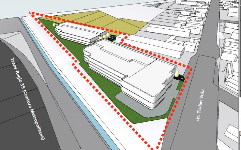 Parking de peste 400 de locuri de parcare, ridicat de un privat în proximitatea Aeroportul Cluj / Centurii Metropolitane. Va avea și zonă de comerț și servicii
