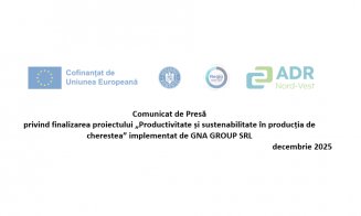 Comunicat de presă: GNA GROUP SRL anunță finalizarea proiectului “Productivitate și sustenabilitate în producția de cherestea”