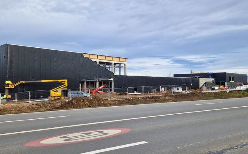 Avansează rapid lucrările pe șantierul URBANO Shopping & Living. Când va fi gata investiția de 100 de milioane de euro din Florești