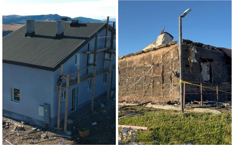 Cabana Stației Meteorologice Vlădeasa, reconstruită în doar 5 luni după incendiu