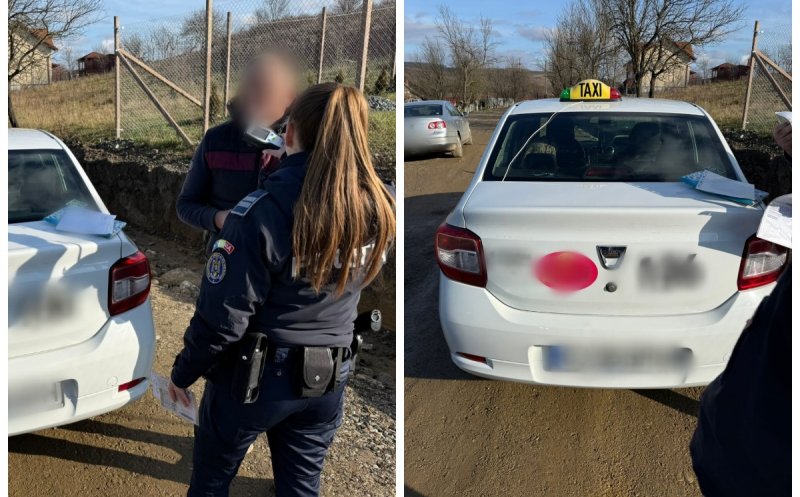 Metoda lămpii aprinse fără aparatul de taxat: cum acționează taximetriștii din Cluj. Polițiștii au aplicat amenzi usturătoare