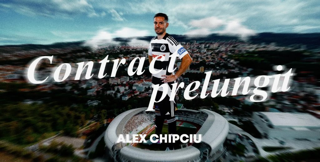 Căpitanul rămâne la "U" Cluj. Contractul lui Alex Chipciu a fost prelungit