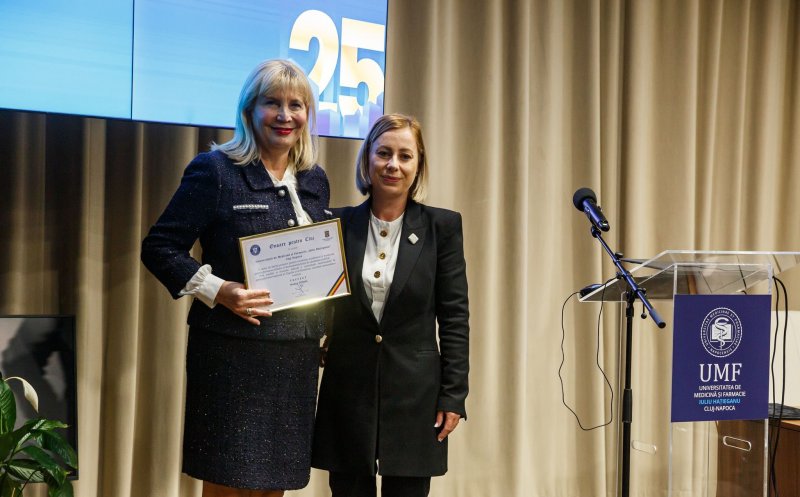 UMF Cluj marchează 25 de ani de excelență francofonă. Maria Forna: "Un program care a pus Clujul pe harta medicală a lumii”