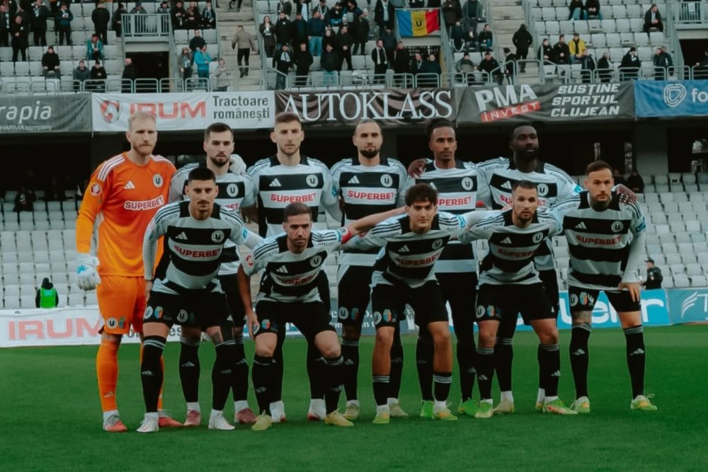Jovo Lukic Show. Cu un atacant în zi mare, "U" Cluj a învins fără emoții Hermannstadt