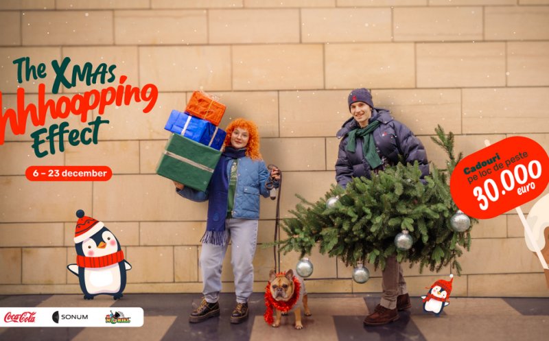 „THE CHRISTMAS SHOPPING EFFECT”: cumpără cadourile de Crăciun și câștigă premii spectaculoase la Iulius Mall Cluj