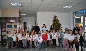 Primii colindători ai anului la Consiliul Județean Cluj
